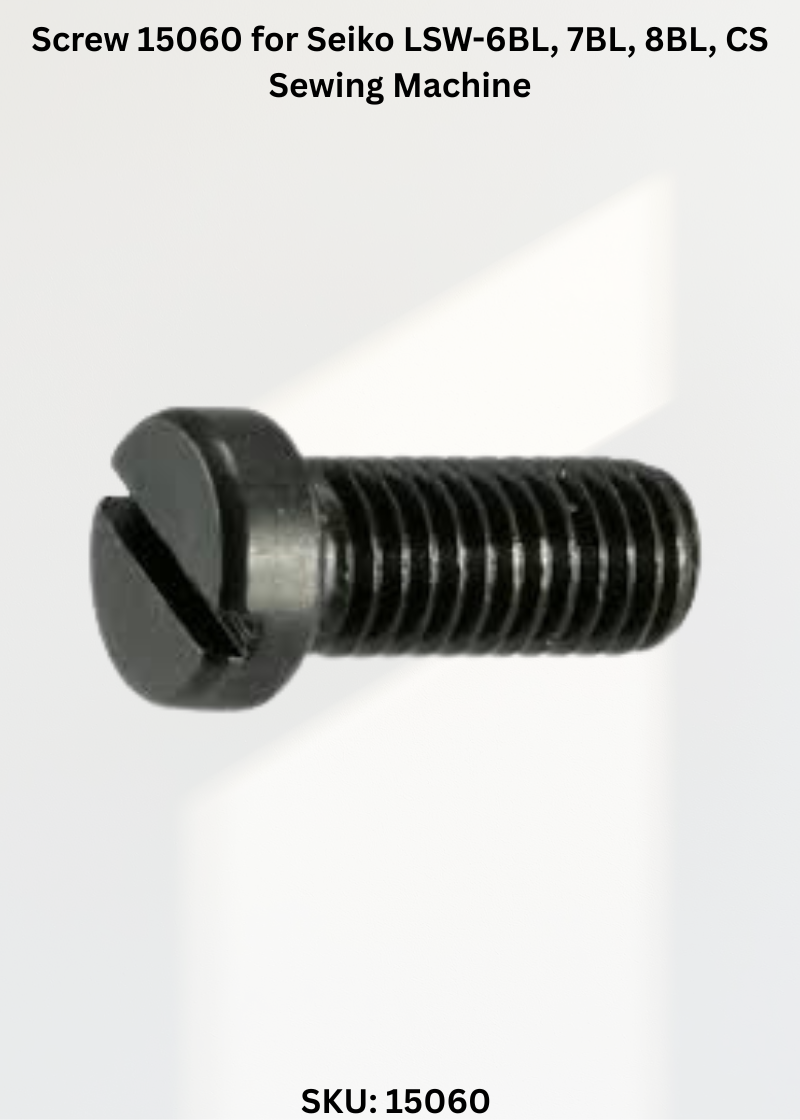 Screw 15060 for Seiko LSW-6BL, 7BL, 8BL, CS Sewing Machine