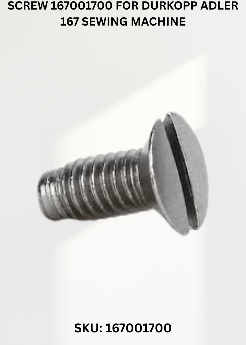 Screw 167001700 for Durkopp Adler 167 Sewing Machine