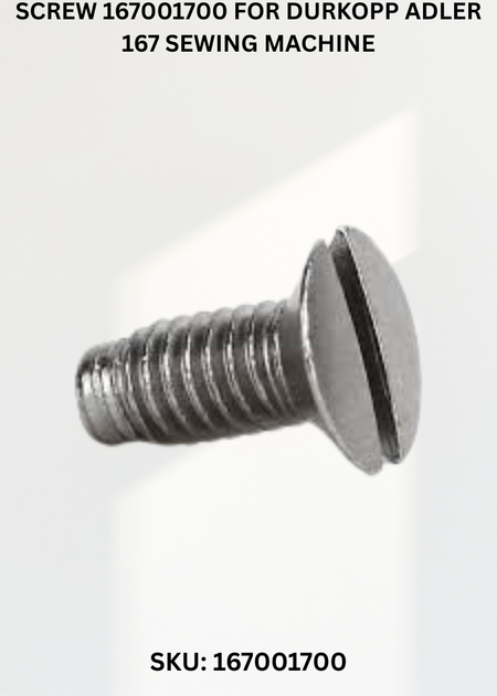 Screw 167001700 for Durkopp Adler 167 Sewing Machine