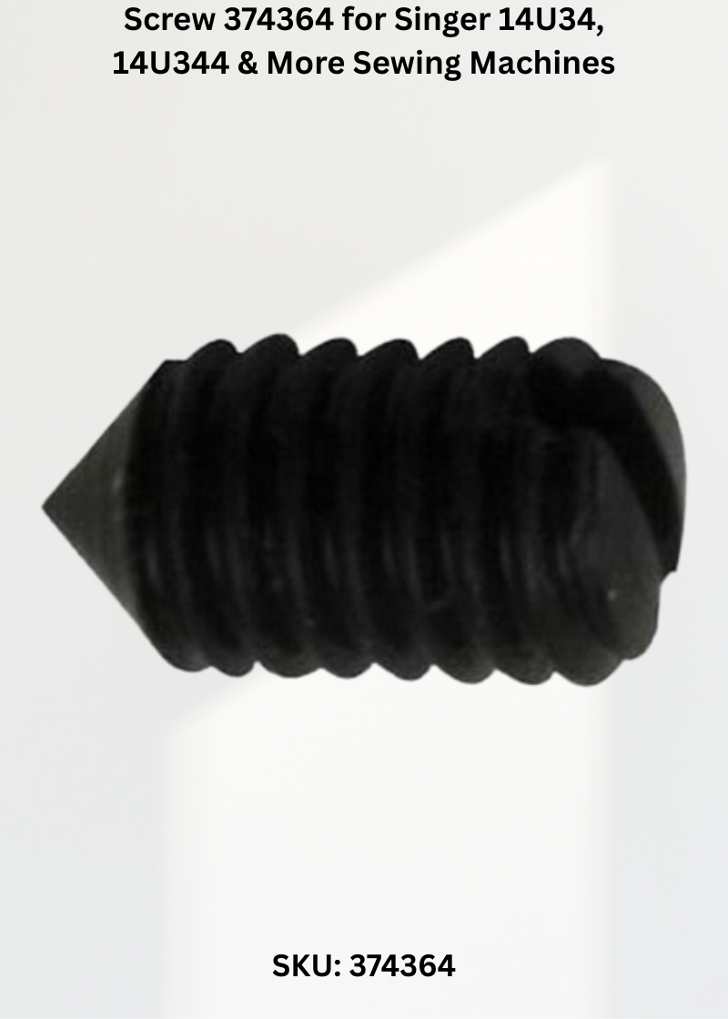 Screw 374364 — Fits Singer 14U34, 14U344, 14U354, 14U44 & more