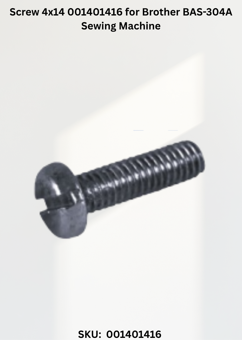Screw 4x14 001401416 for Brother BAS-304A Sewing Machine