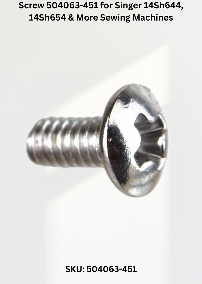 Screw — Fits Singer 14SH644, 14SH654, 14U285, 14U34 & more