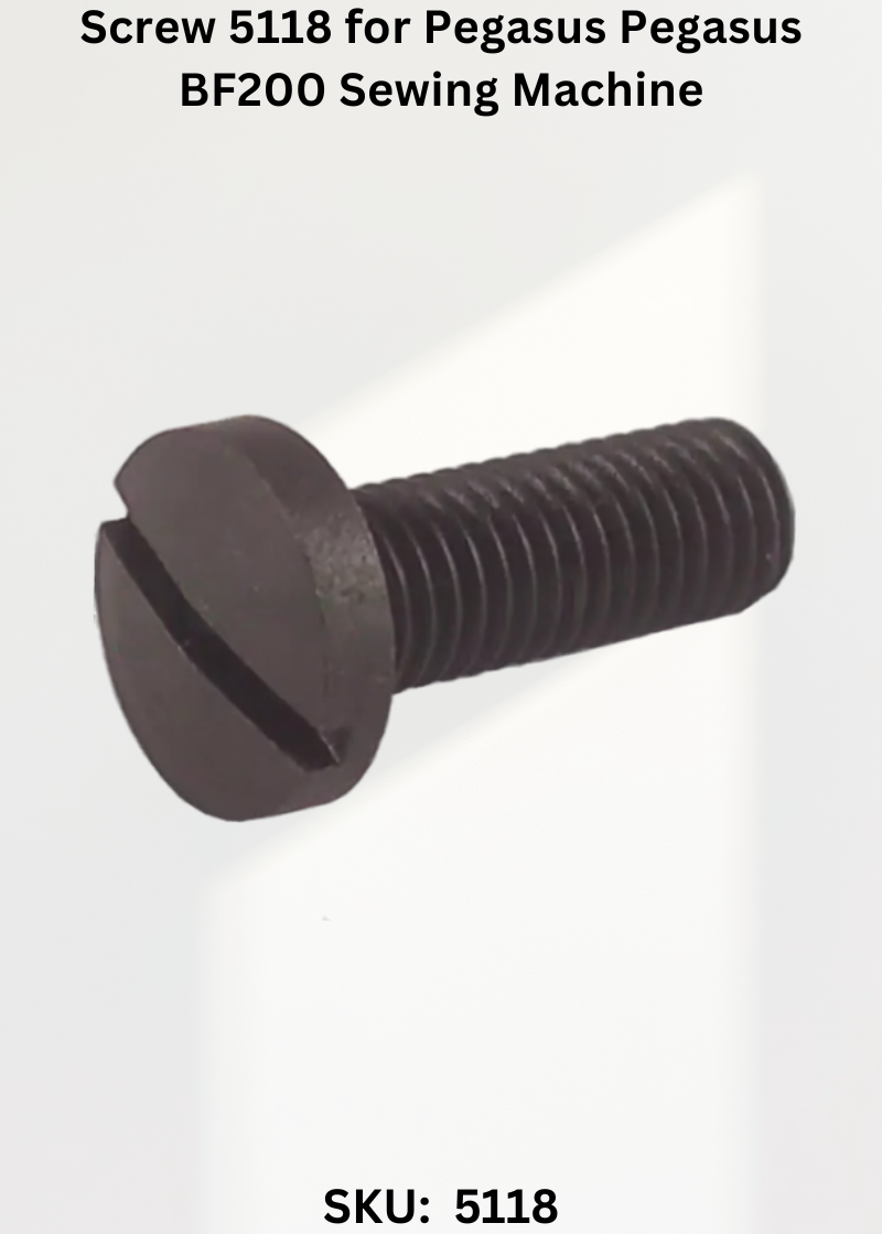 Screw 5118 for Pegasus Pegasus BF200 Sewing Machine