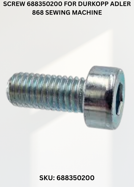 Screw 688350200 for Durkopp Adler 868 Sewing Machine