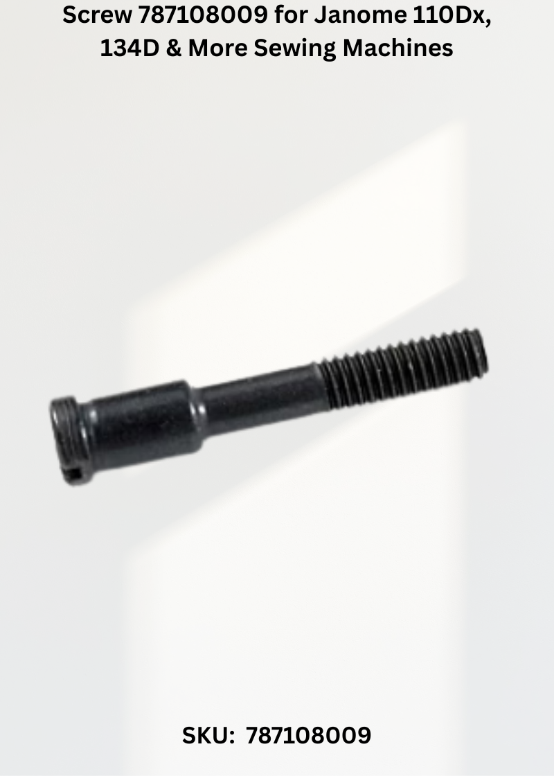 Screw — Fits Janome 110DX, 134D, 204D, 3434D Juno & more