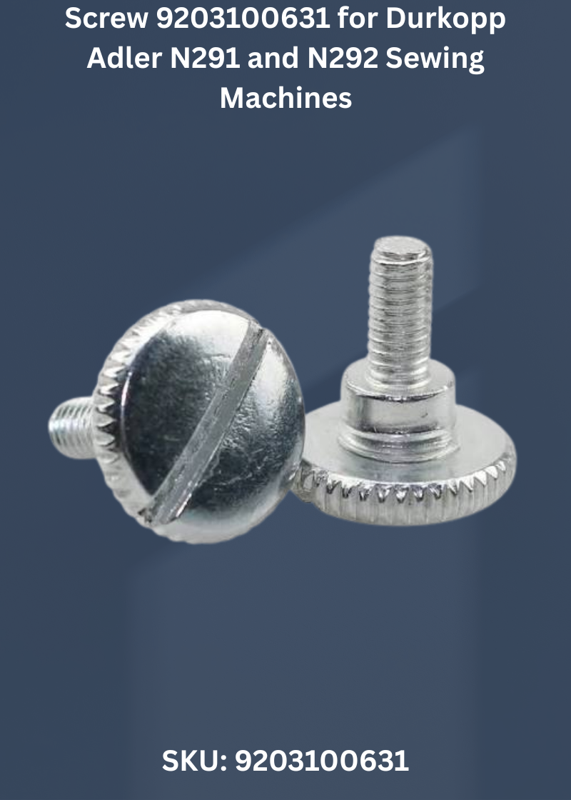 Screw 9203100631 for Durkopp Adler N291 and N292 Sewing Machines