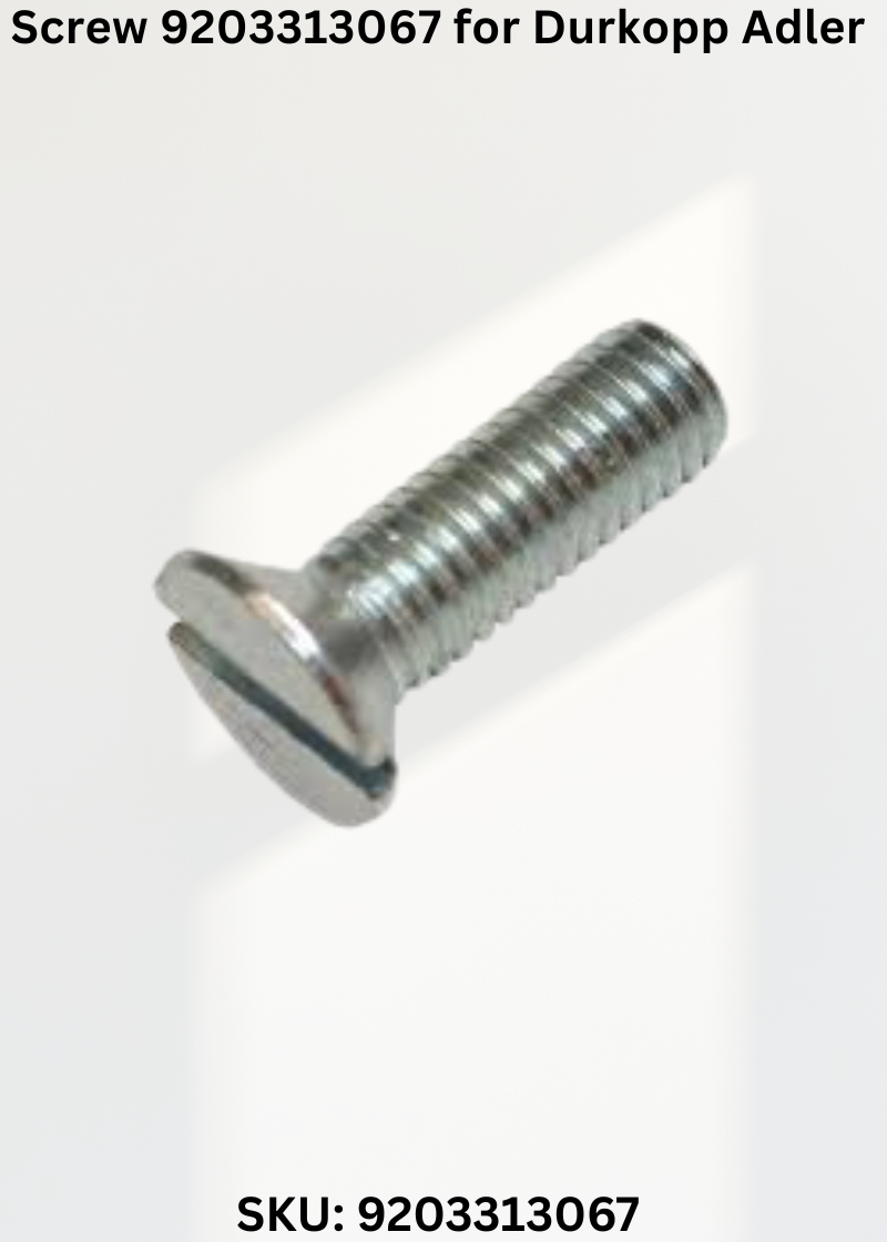 Screw 9203313067 for Durkopp Adler 204-370 and 205-370 Sewing Machines