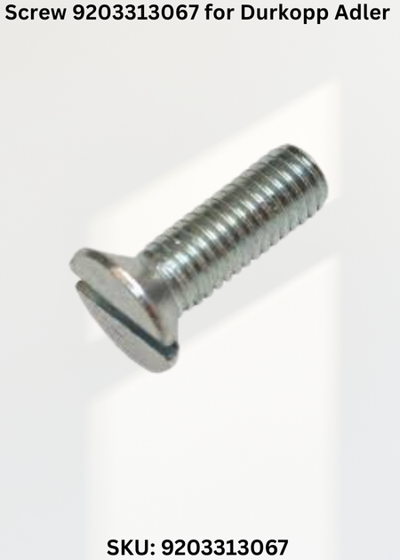 Screw 9203313067 for Durkopp Adler 204-370 and 205-370 Sewing Machines