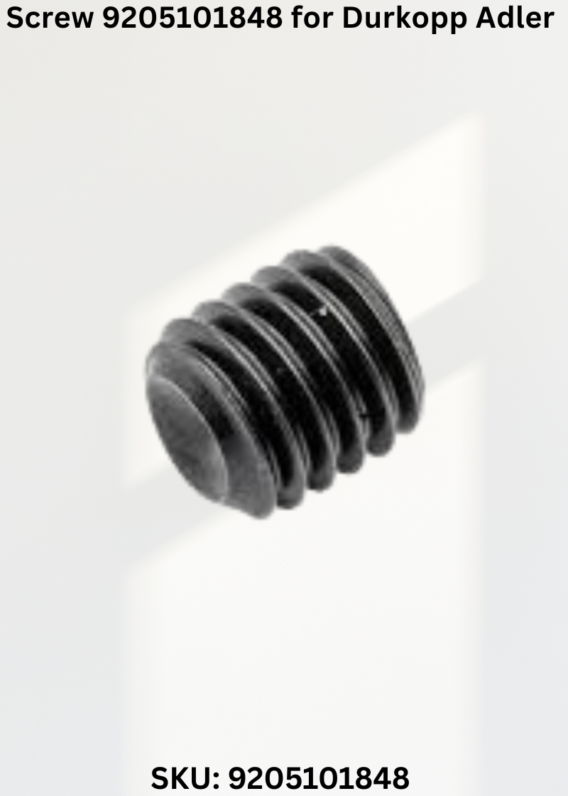 Screw 9205101848 for Durkopp Adler 204-370 and 205-370 Sewing Machines