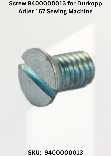 Screw 9400000013 for Durkopp Adler 167 Sewing Machine