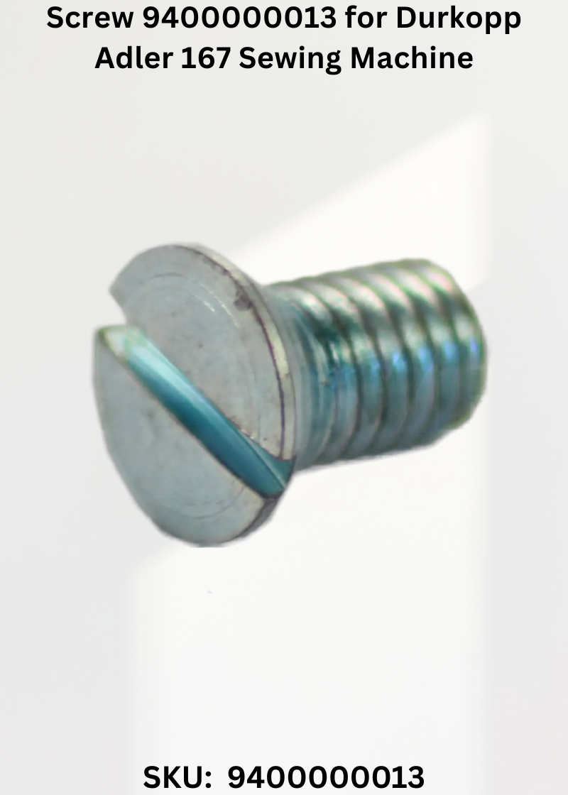 Screw 9400000013 for Durkopp Adler 167 Sewing Machine