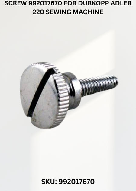 Screw 992017670 for Durkopp Adler 220 Sewing Machine