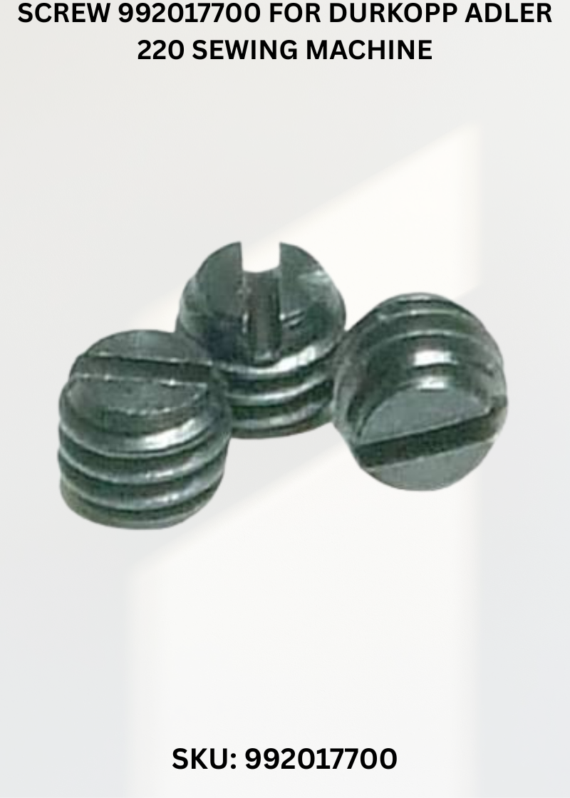 Screw 992017700 for Durkopp Adler 220 Sewing Machine