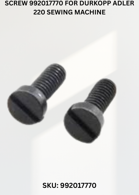 Screw 992017770 for Durkopp Adler 220 Sewing Machine
