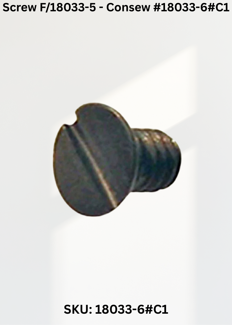 Screw F/18033-5 - Consew #18033-6#C1