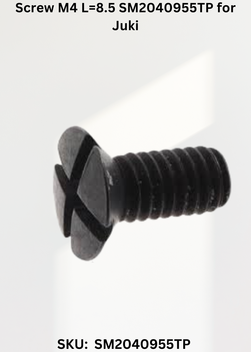 Screw M4 L=8.5 SM2040955TP for Juki DDL-9000C-SMSNB/AK154 Sewing Machine