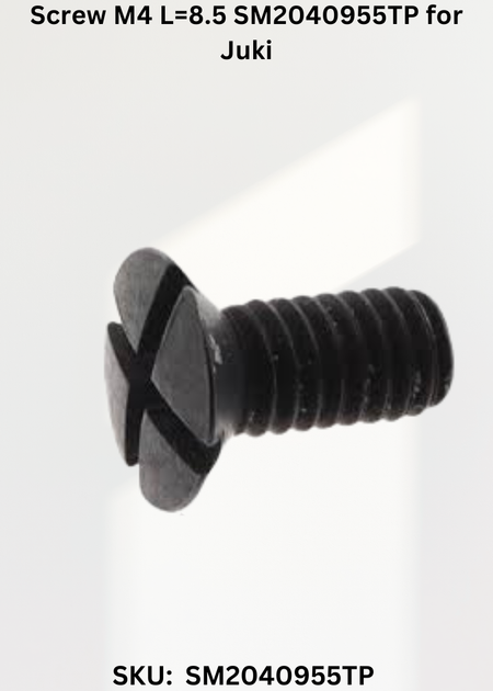 Screw M4 L=8.5 SM2040955TP for Juki DDL-9000C-SMSNB/AK154 Sewing Machine