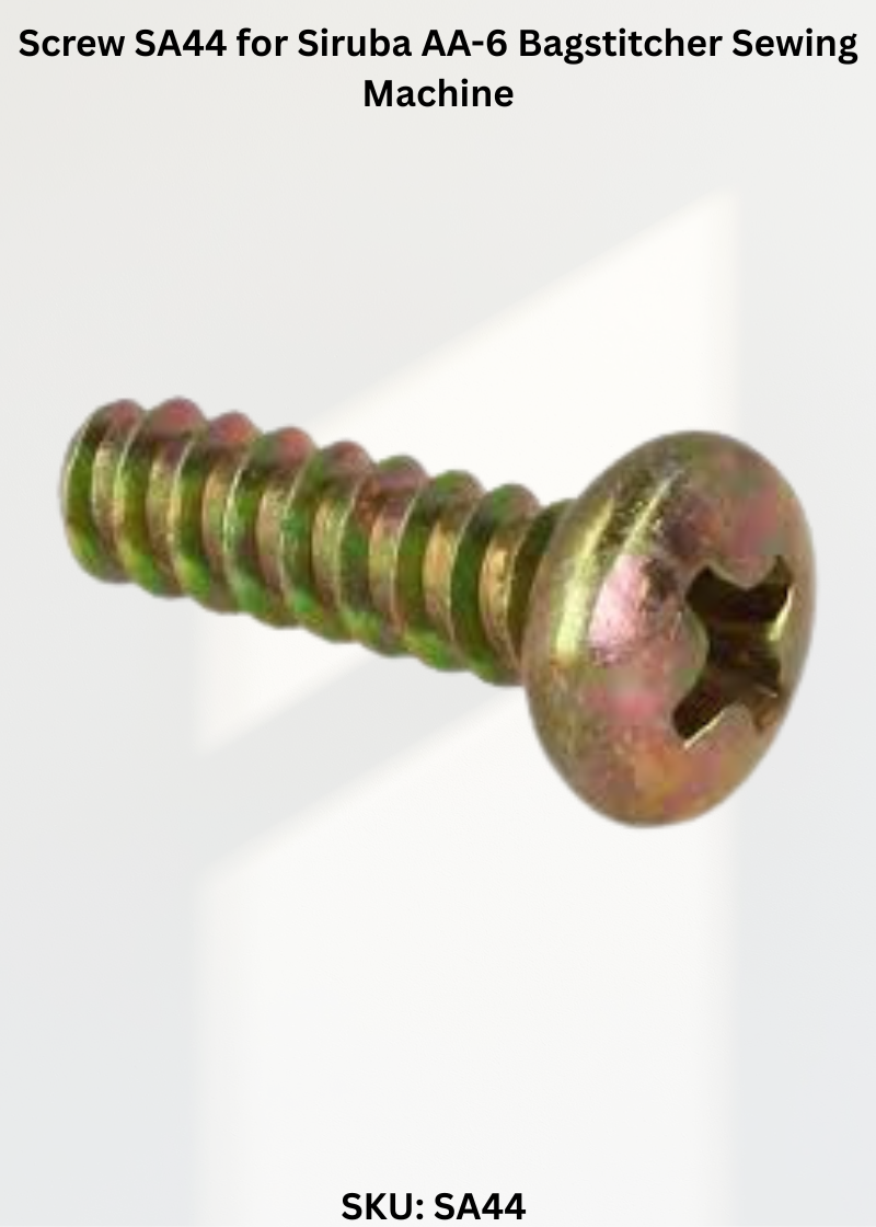 Screw SA44 for Siruba AA-6 Bagstitcher Sewing Machine