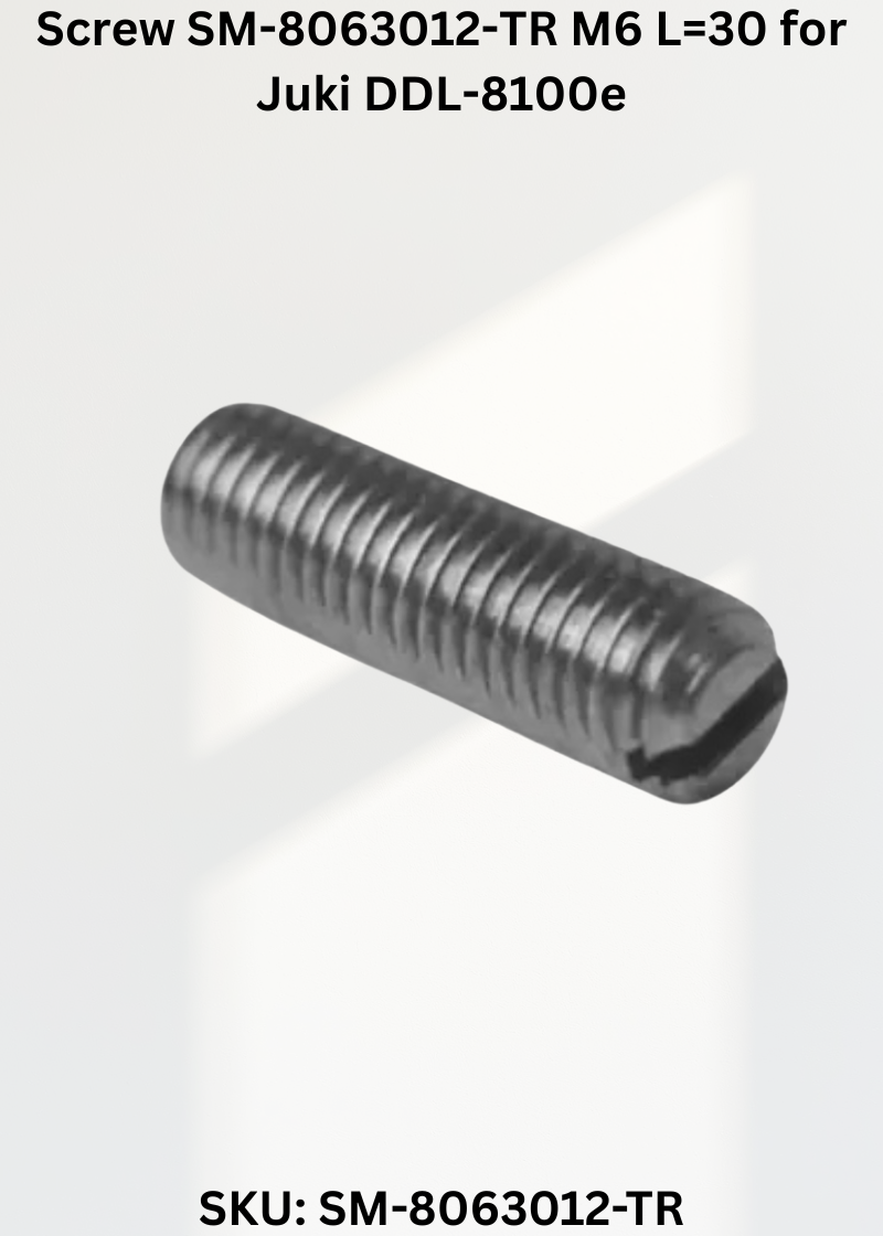 Screw SM-8063012-TR M6 L=30 for Juki DDL-8100e