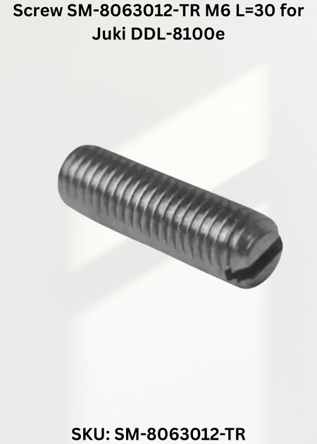 Screw SM-8063012-TR M6 L=30 for Juki DDL-8100e
