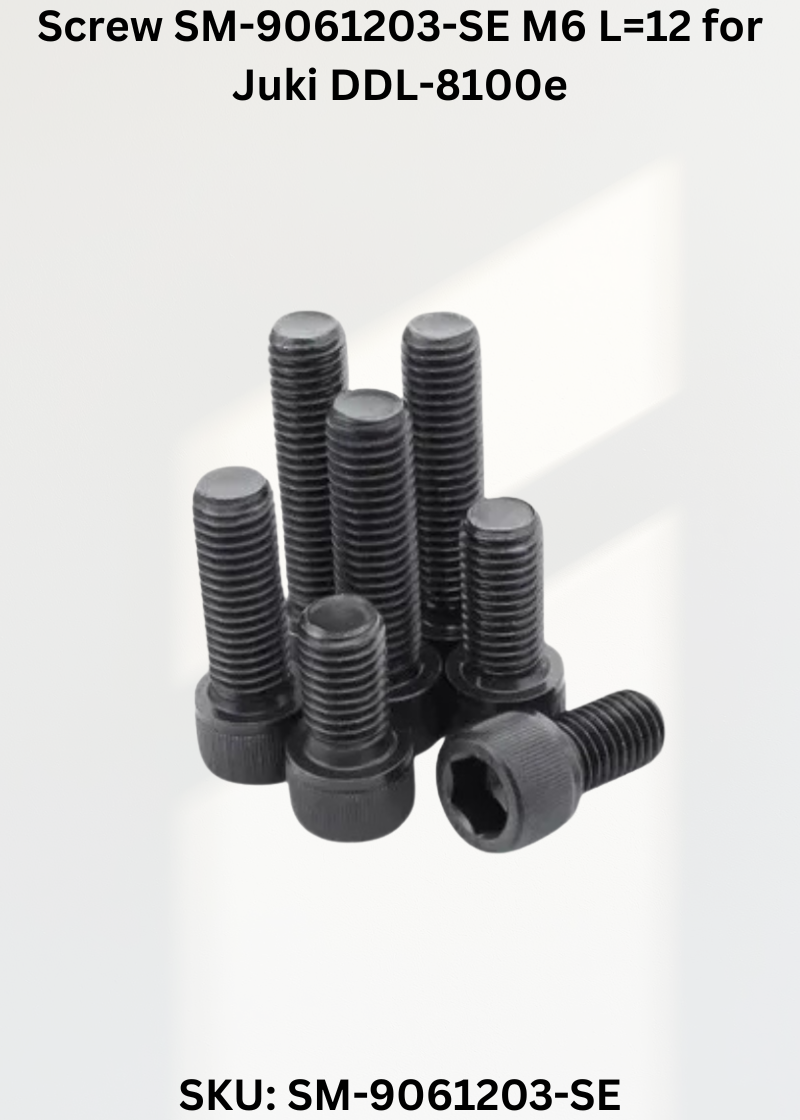 Screw SM-9061203-SE M6 L=12 for Juki DDL-8100e