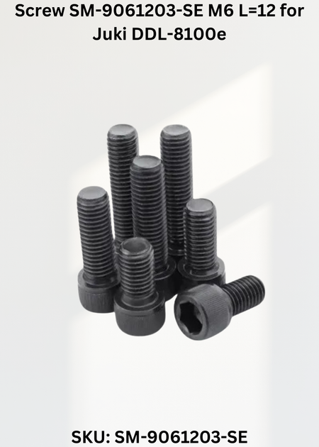 Screw SM-9061203-SE M6 L=12 for Juki DDL-8100e