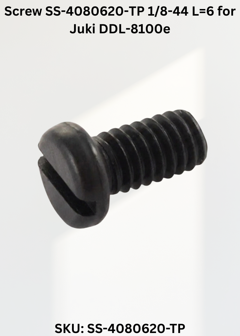 Screw SS-4080620-TP 1/8-44 L=6 for Juki DDL-8100e