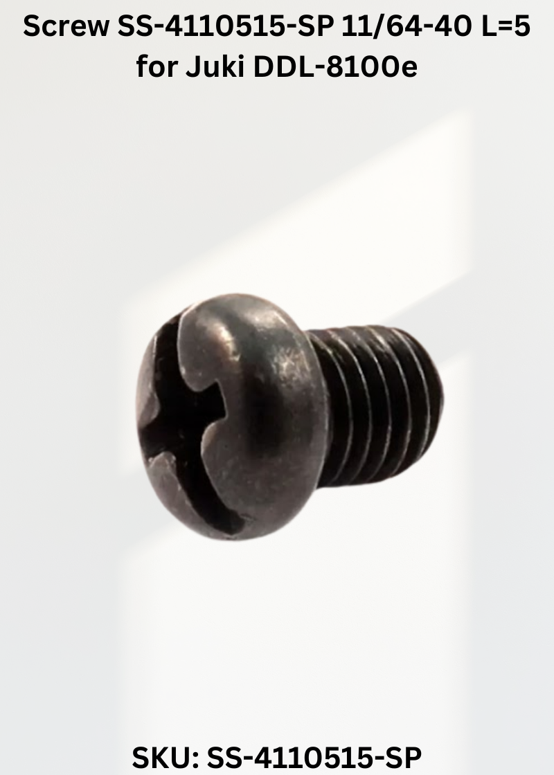 Screw SS-4110515-SP 11/64-40 L=5 for Juki DDL-8100e