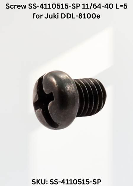 Screw SS-4110515-SP 11/64-40 L=5 for Juki DDL-8100e