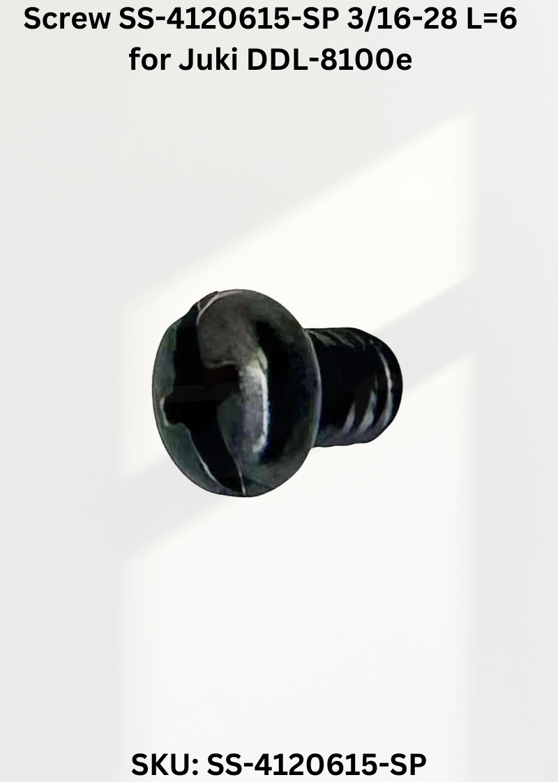 Screw SS-4120615-SP 3/16-28 L=6 for Juki DDL-8100e