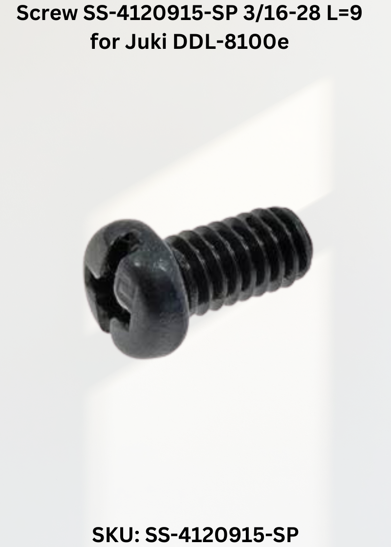 Screw SS-4120915-SP 3/16-28 L=9 for Juki DDL-8100e