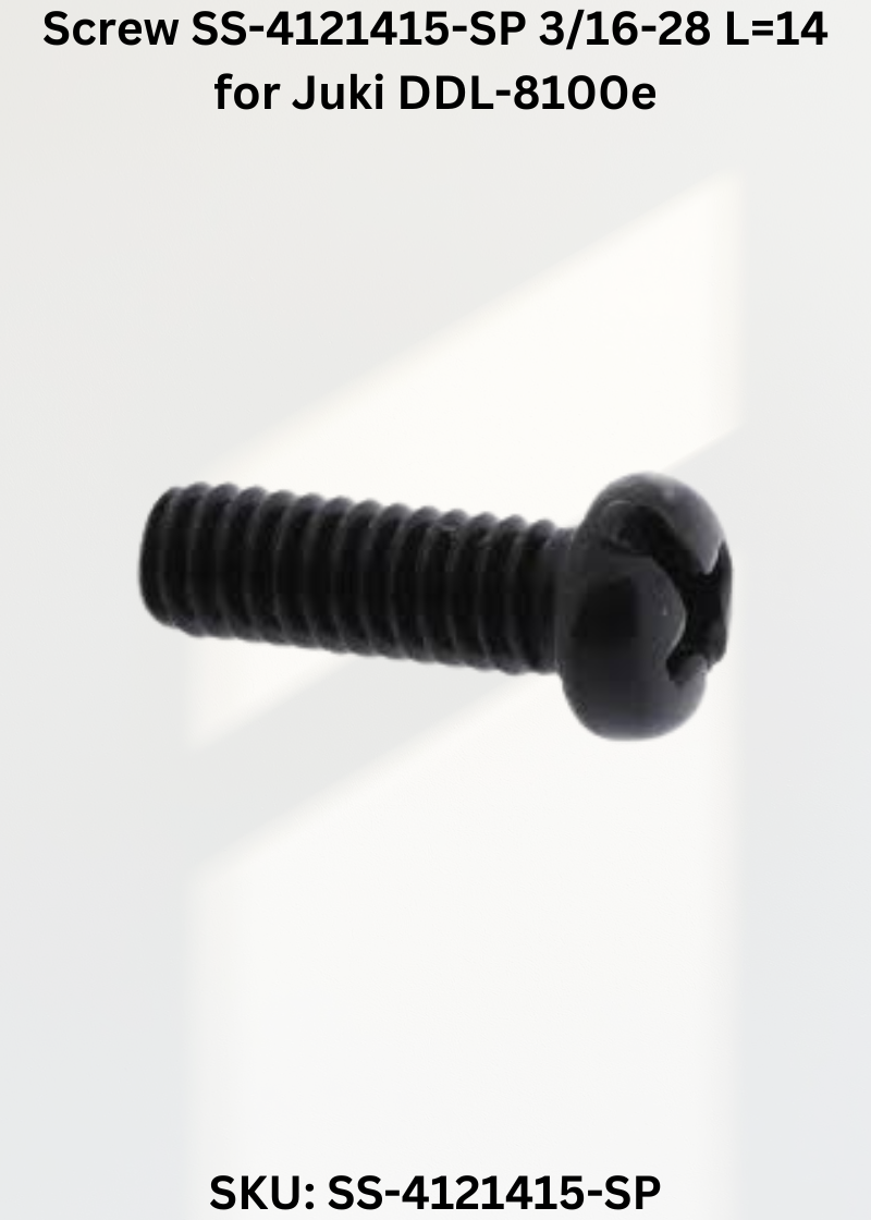 Screw SS-4121415-SP 3/16-28 L=14 for Juki DDL-8100e
