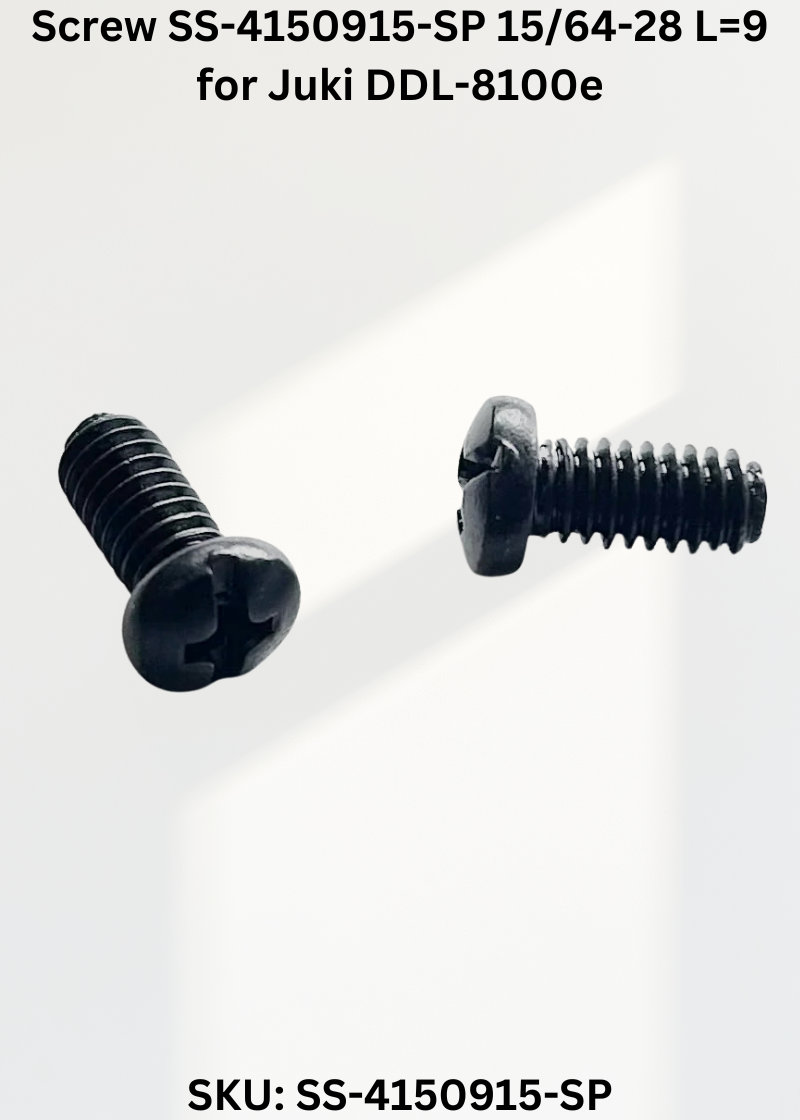 Screw SS-4150915-SP 15/64-28 L=9 for Juki DDL-8100e