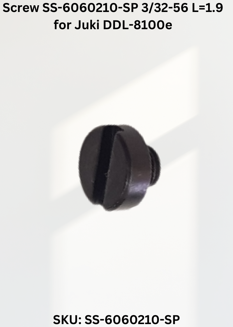 Screw SS-6060210-SP 3/32-56 L=1.9 for Juki DDL-8100e