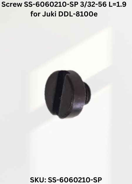 Screw SS-6060210-SP 3/32-56 L=1.9 for Juki DDL-8100e