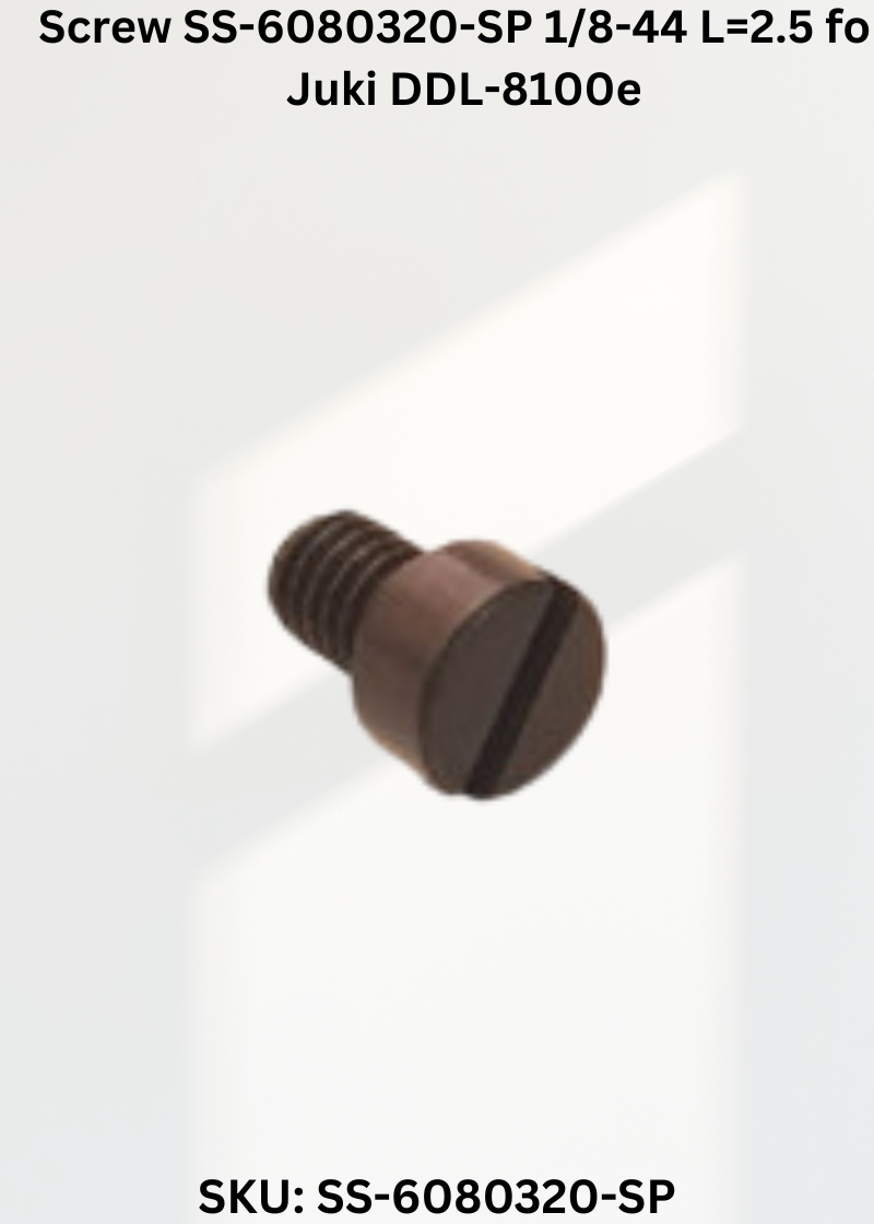 Screw SS-6080320-SP 1/8-44 L=2.5 for Juki DDL-8100e