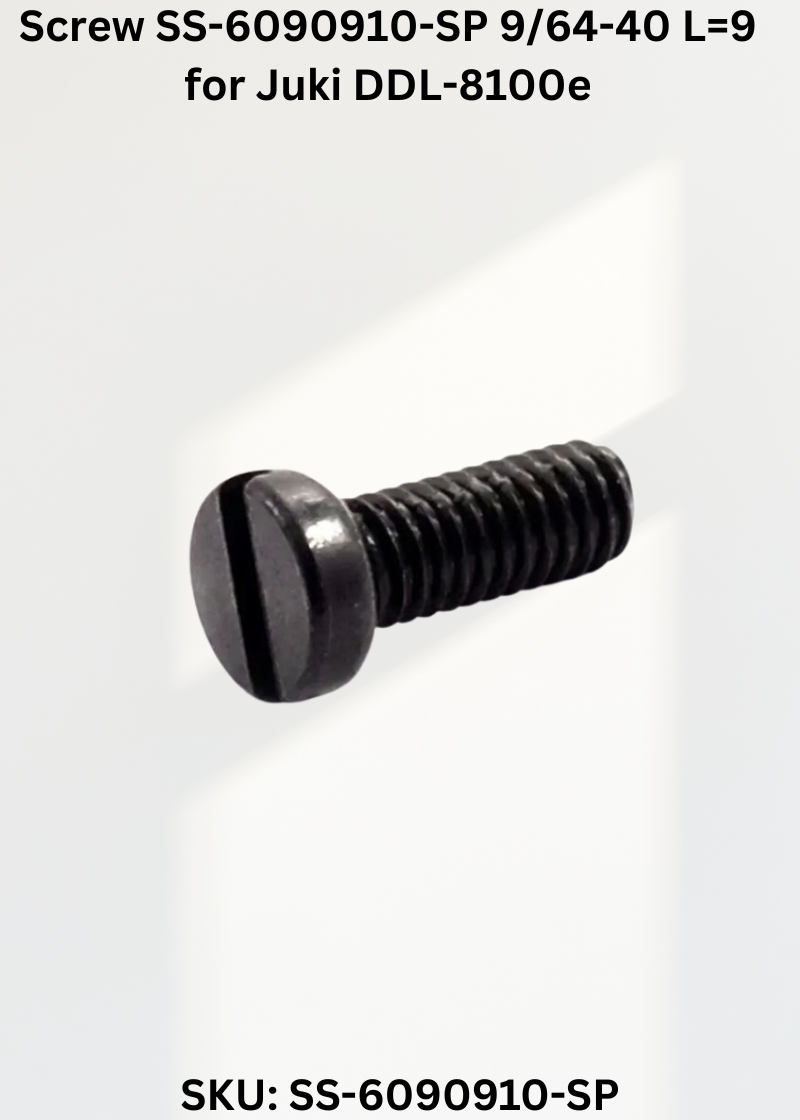 Screw SS-6090910-SP 9/64-40 L=9 for Juki DDL-8100e