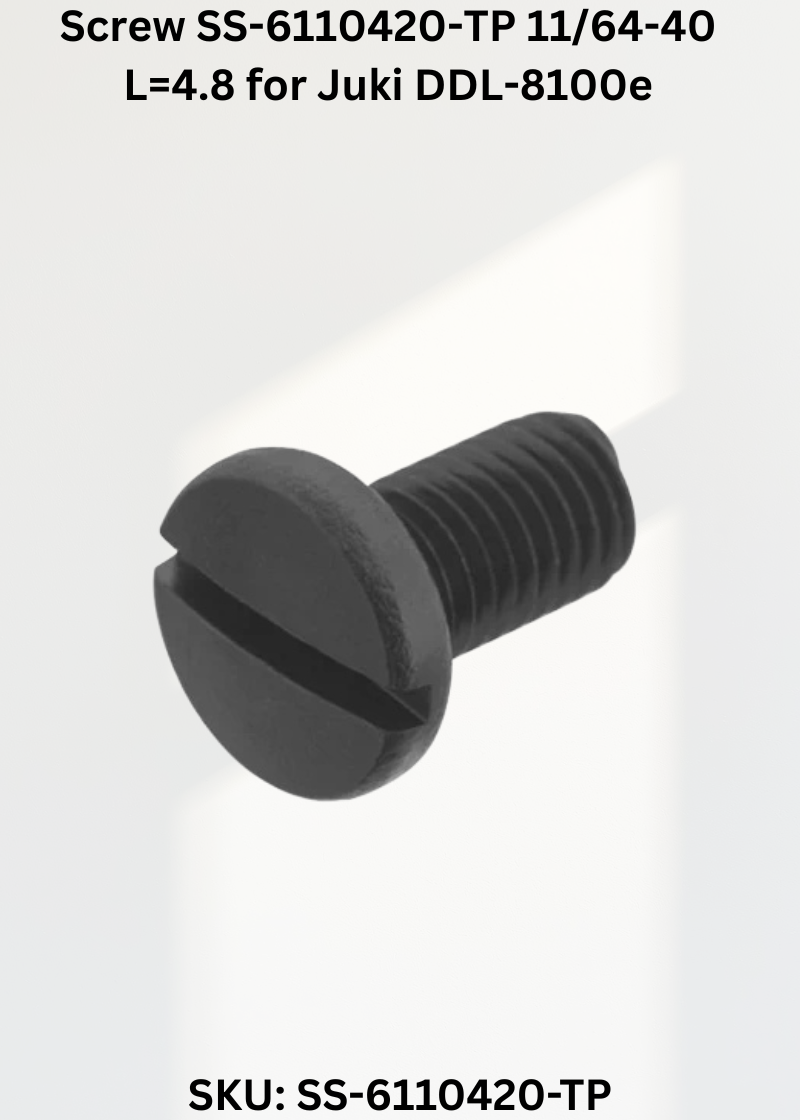 Screw SS-6110420-TP 11/64-40 L=4.8 for Juki DDL-8100e