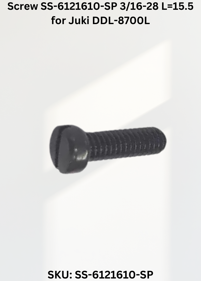 Screw SS-6121610-SP 3/16-28 L=15.5 for Juki DDL-8700L