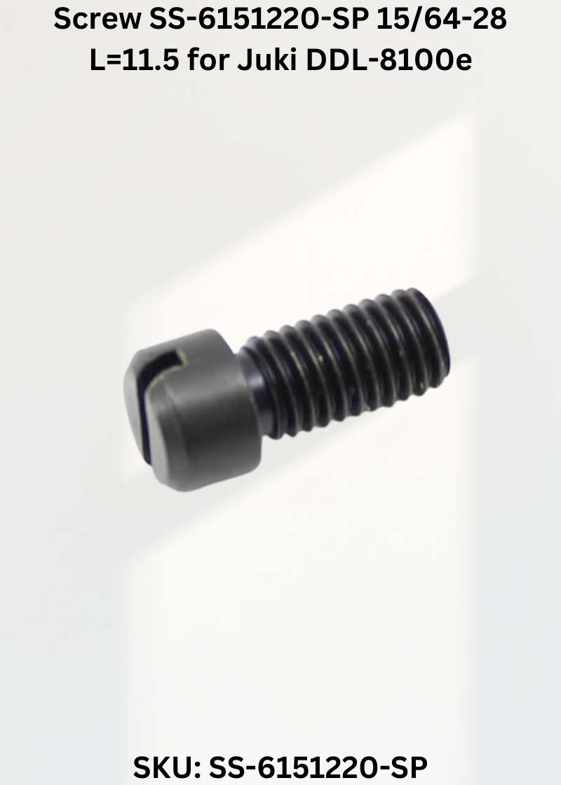 Screw SS-6151220-SP 15/64-28 L=11.5 for Juki DDL-8100e