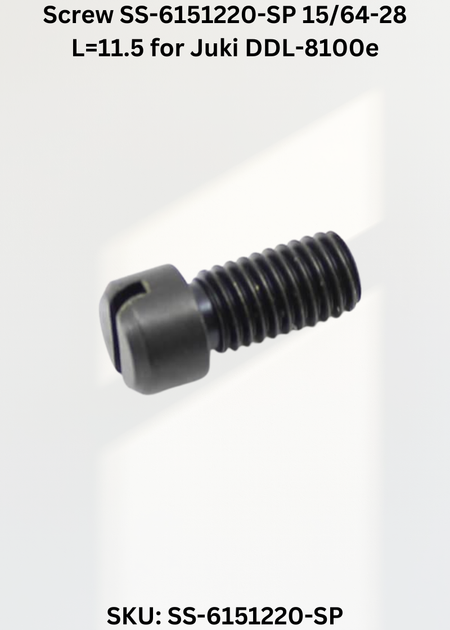 Screw SS-6151220-SP 15/64-28 L=11.5 for Juki DDL-8100e