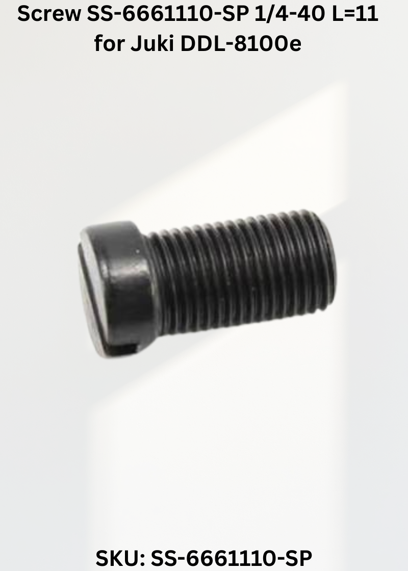 Screw SS-6661110-SP 1/4-40 L=11 for Juki DDL-8100e