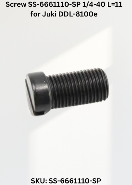 Screw SS-6661110-SP 1/4-40 L=11 for Juki DDL-8100e