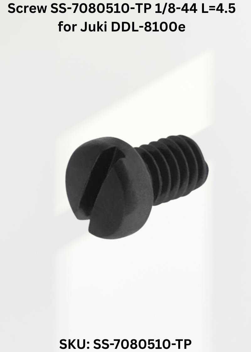 Screw SS-7080510-TP 1/8-44 L=4.5 for Juki DDL-8100e
