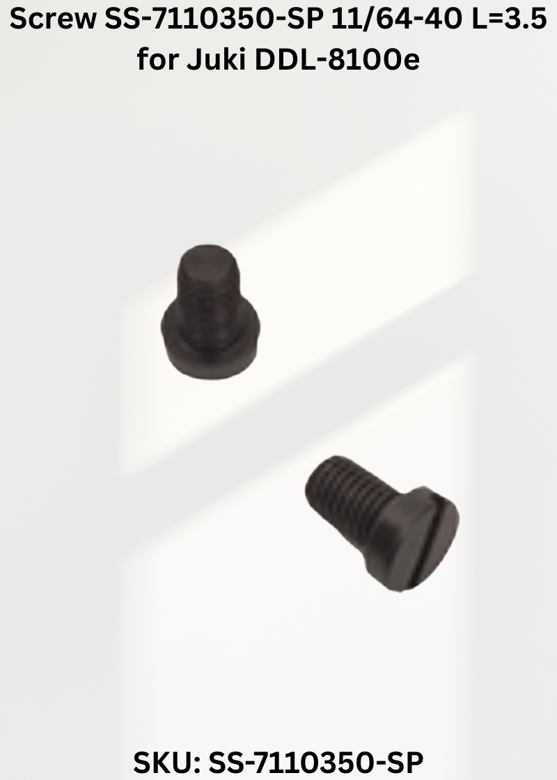 Screw SS-7110350-SP 11/64-40 L=3.5 for Juki DDL-8100e