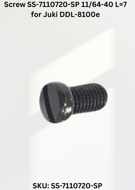 Screw SS-7110720-SP 11/64-40 L=7 for Juki DDL-8100e