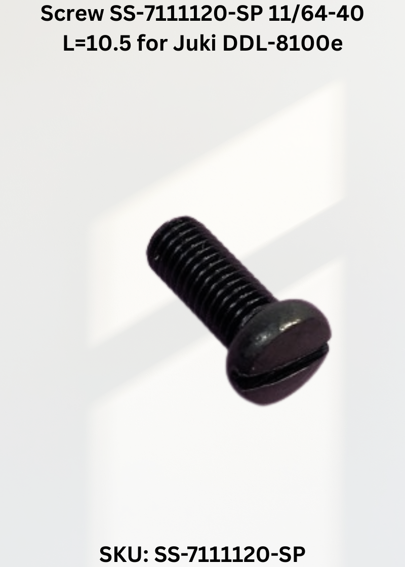 Screw SS-7111120-SP 11/64-40 L=10.5 for Juki DDL-8100e