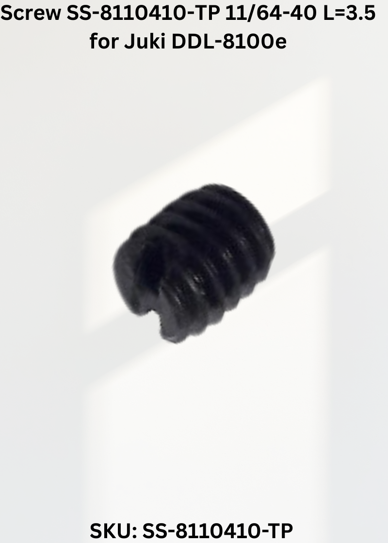 Screw SS-8110410-TP 11/64-40 L=3.5 for Juki DDL-8100e
