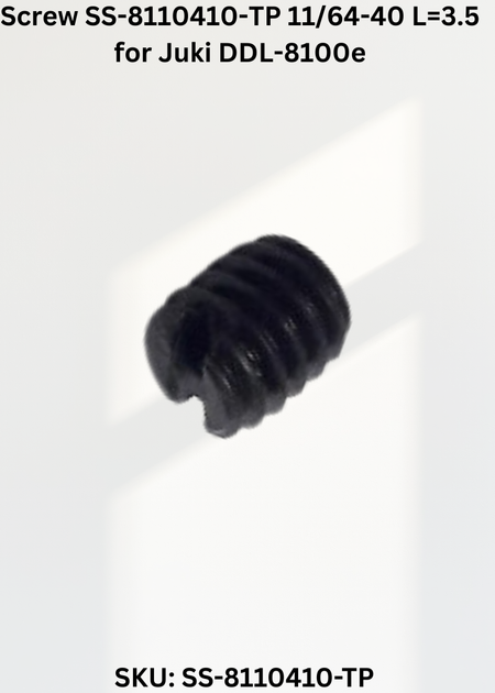 Screw SS-8110410-TP 11/64-40 L=3.5 for Juki DDL-8100e