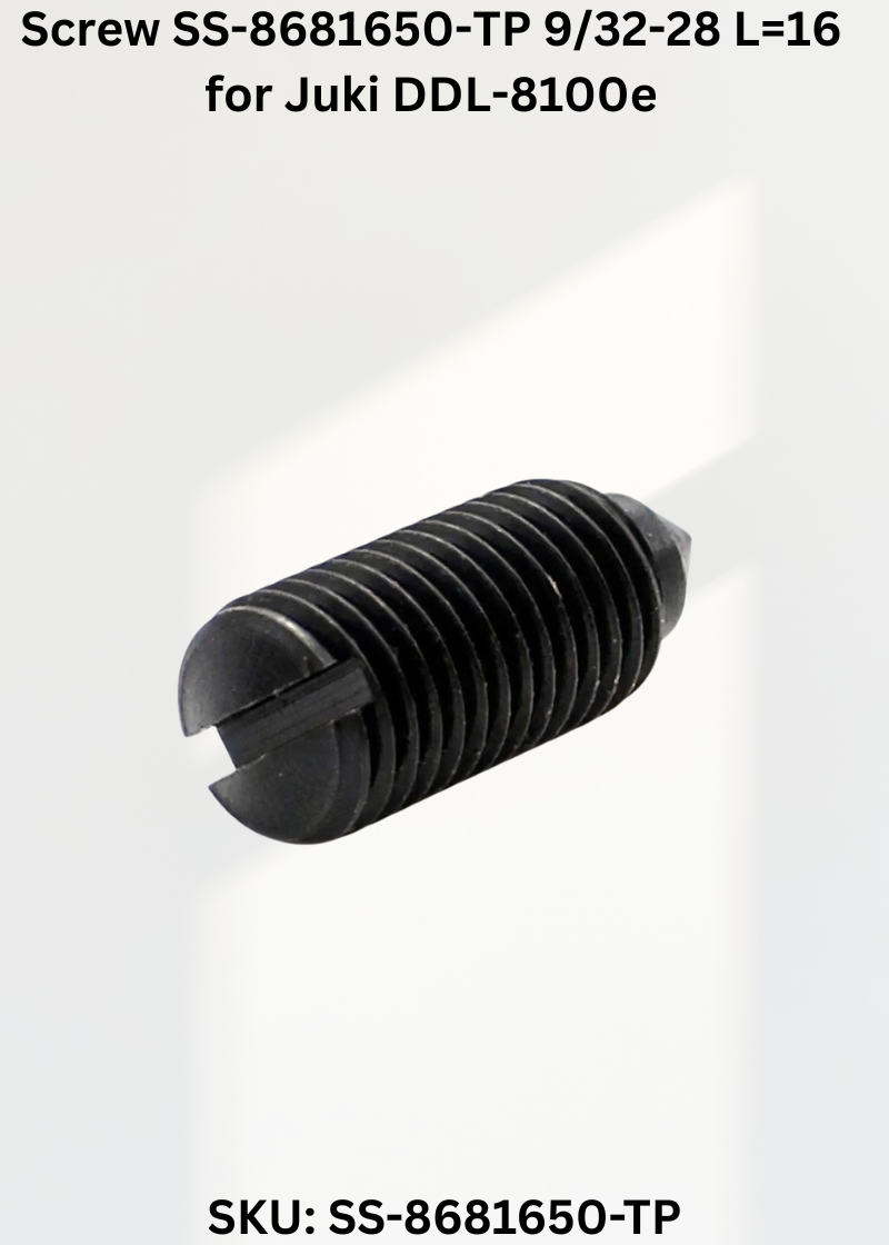 Screw SS-8681650-TP 9/32-28 L=16 for Juki DDL-8100e